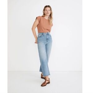 The Perfect Vintage Wide-Leg Crop Jean in Catlin Wash